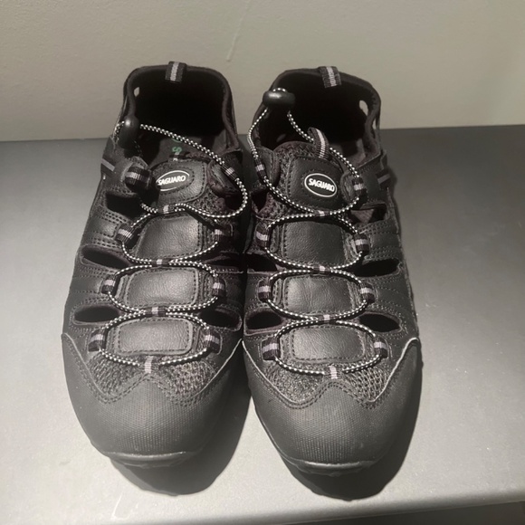 SAGUARO Women’s Black Trail Hiking Water Shoes Size 41 Bungee - Picture 2 of 5